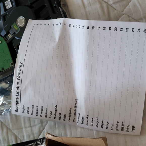 Seagate BarraCuda 3.5" Internal Drive 1 TB (new) - Picture 5 of 6